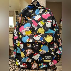 Loungefly x Hello Sanrio Character Canvas Backpack Like New